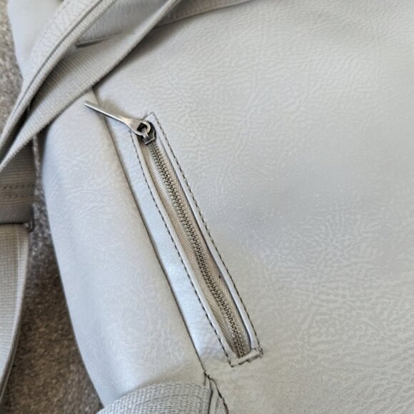 Matt Nat Fabi Silver Gray Vegan Leather Backpack Arbor main image 4